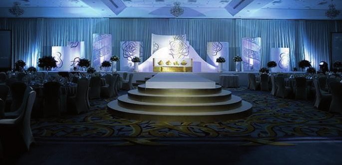 Elegant stage decor